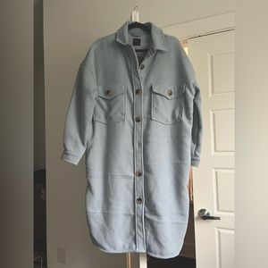 RDI long blue jacket / shacket